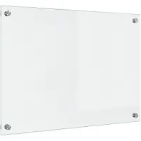 vidaXL Keukenachterwand Transparant 70 x 50 cm gehard glas
