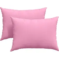 vidaXL Zitkussens 2 pcs Stof Roze 70 x 50 cm