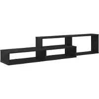vidaXL Wand TV Stand 150 x 25 x 28,5 cm Bewerkt hout