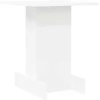 vidaXL Bijzettafel Wit 44,5 x 45 x 55 cm Bewerkt hout