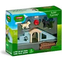 Schleich Avonturenpret puppy speelset boerderij met honden en accessoires.