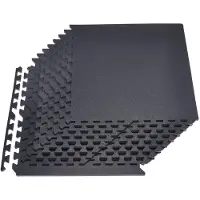 Vevor 12 x Puzzelmat Vloerbeschermingsmat 610 x 610 x 14 mm