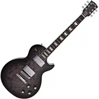 Gibson Mark Morton Les Paul Modern Quilt Translucent Ebony Burst Satin #225850126