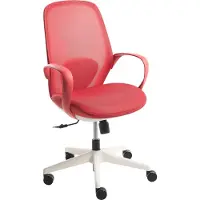 Beliani FOAMA - Bureaustoel - Rood - Mesh