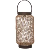 Luxform Tafel/Hanglamp Solar Eivissa Rope Large Brown 15 Lumen