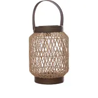 Luxform Tafel/Hanglamp Solar Eivissa Rope Small Brown 15 Lumen