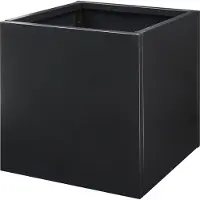 Casa.pro Plantenbak Vaargel buiten bloembak 60x60x60 cm zwart