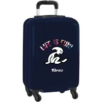 Safta El Niño Life Is Fun 40.1l 34.5x20x55 Cm Trolley Bag Blauw Kinderen