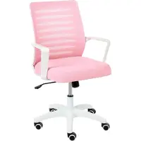 Beliani RADIANT - Bureaustoel - Roze - Mesh