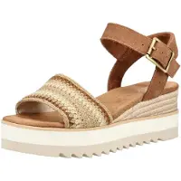 Toms Sandalen met riem crème / donkerbeige