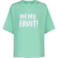 Mey Slaapshirt 'Solid Love' mintgroen / wit