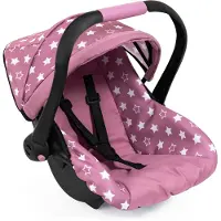 Bayer Deluxe With Cannopy-pink/dotted (67976ab) Doll Roze Kinderen