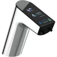 Ideal standard Intellimix A7488AA - elektronische wastafelkraan - geïntegreerde zeepdispenser- chroom - Color LCD