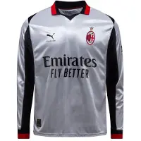Puma AC Milan X Slam Jam 4e Shirt Lange Mouwen 2025-2026 Zilver