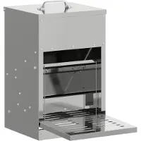 vidaXL Kip trekvoeder Zilver 25 x 42 x 40 cm 4 kg Gegevens staal