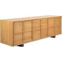 Zuiver Raster Dressoir Laag Naturel