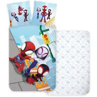 Tayroc Spiderman Squad Dekbedovertrek 100 x 135 cm - 40 x 60 cm