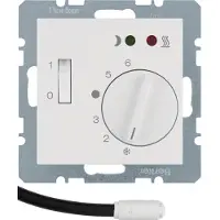 Hager Berker vloerthermostaat met maakcontactschakelaar - 20341909