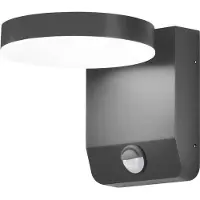 CMD Wandlamp buiten met bewegingssensor 9083, zwart, Aluminium, Modern