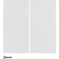 Hager Berker Taste, dubbele wandcontactdoos, type S.1/B.3/B.7, artikelnummer 85142189, kleur: polarwit, glanzend