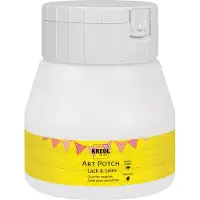 Kreul 49252 - Art Potch Lack und Leim, transparent, 250 ml, Serviettentechnik- und Dekokleber auf Wa