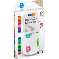 Kreul Porcelain Marker medium Junior Set Keramische markeerset 12 st.