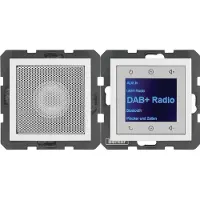 Berker BERK Radio Aanraking (DAB+, VHF, Bluetooth), Radio, Wit