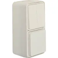 Hager Berker Combistopcontact met Serieschakelaar en Behuizing - 47903512