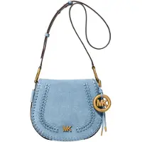 Michael Kors Crossbody bags - Md Saddle Flap Msgr in blauw