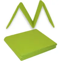 Toorx Fitness Yoga Mat - 115 x 48 x 0,5 cm - Inklapbaar - Fitnessmat - Groen