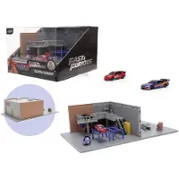 Jada Fast & Furious Nano Stage Han´s Garage Figures Zilver Kinderen