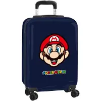 Super Mario 40.1l 34.5x55x20 Cm Trolley Bag Blauw Kinderen