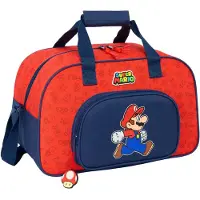 Safta 40 Cm Super Mario Trick Bag Oranje Kinderen