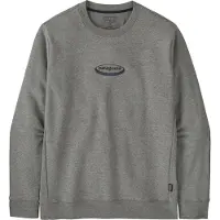 Patagonia Trui Men '95 Oval Logo Uprisal Crew Sweatshirt Gravel Heather-XL