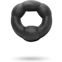 Oxballs - Thruster Cockring - Night Edition - Siliconen/TPR - Zwart