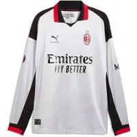 Puma AC MILAN x SLAM JAM Limited Edition shirt met lange mouwen voor Heren, Zilver, Maat L