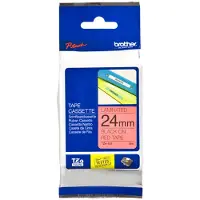 Brother Tape TZe-451 Zwart op rood (24 mm)