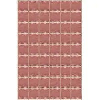 Layered Lilly wollen vloerkleed Claret red, 250x350 cm