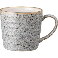 Denby Studio Grey geribbelde mok 40 cl Granite