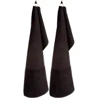 Iris Hantverk handdoek Antracit (grijs)