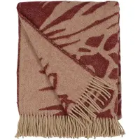 Almedahls Kotteri plaid 130x170 cm Wijnrood-beige