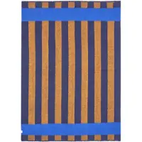 Scandi Living Aisles wollen plaid 130x180 cm Blauw