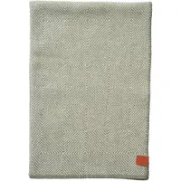 Klippan Yllefabrik Gooseye midi wollen plaid 90x130 cm Groen