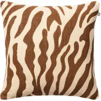 Chhatwal & Jonsson Zebra kussenhoes, 50x50 cm Taupe