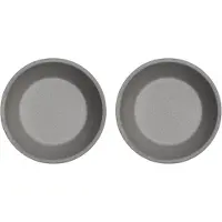 OYOY Yuka diep bord Ø19 cm 2-pack Stone
