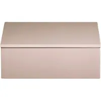 Mojoo Lux gelakte opbergdoos 19x19x7 cm Powder rose