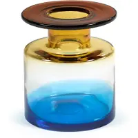 Serax Wind & Fire vaas 22 cm Blue-amber