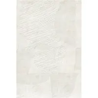 Layered Artisan Guild wollen vloerkleed Bone white 250x350 cm