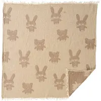 Klippan Yllefabrik Bunny&Bear hydrofiele deken 75x90 cm Grey