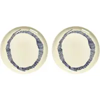Serax - Ottolenghi Feast - Bord L - Wit/Blauw - 26 Ø - 2 stuks